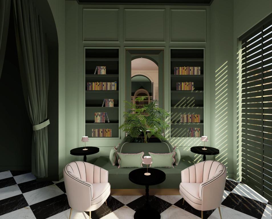 Hotel La Gemma Florencie Exteriér fotografie The Library