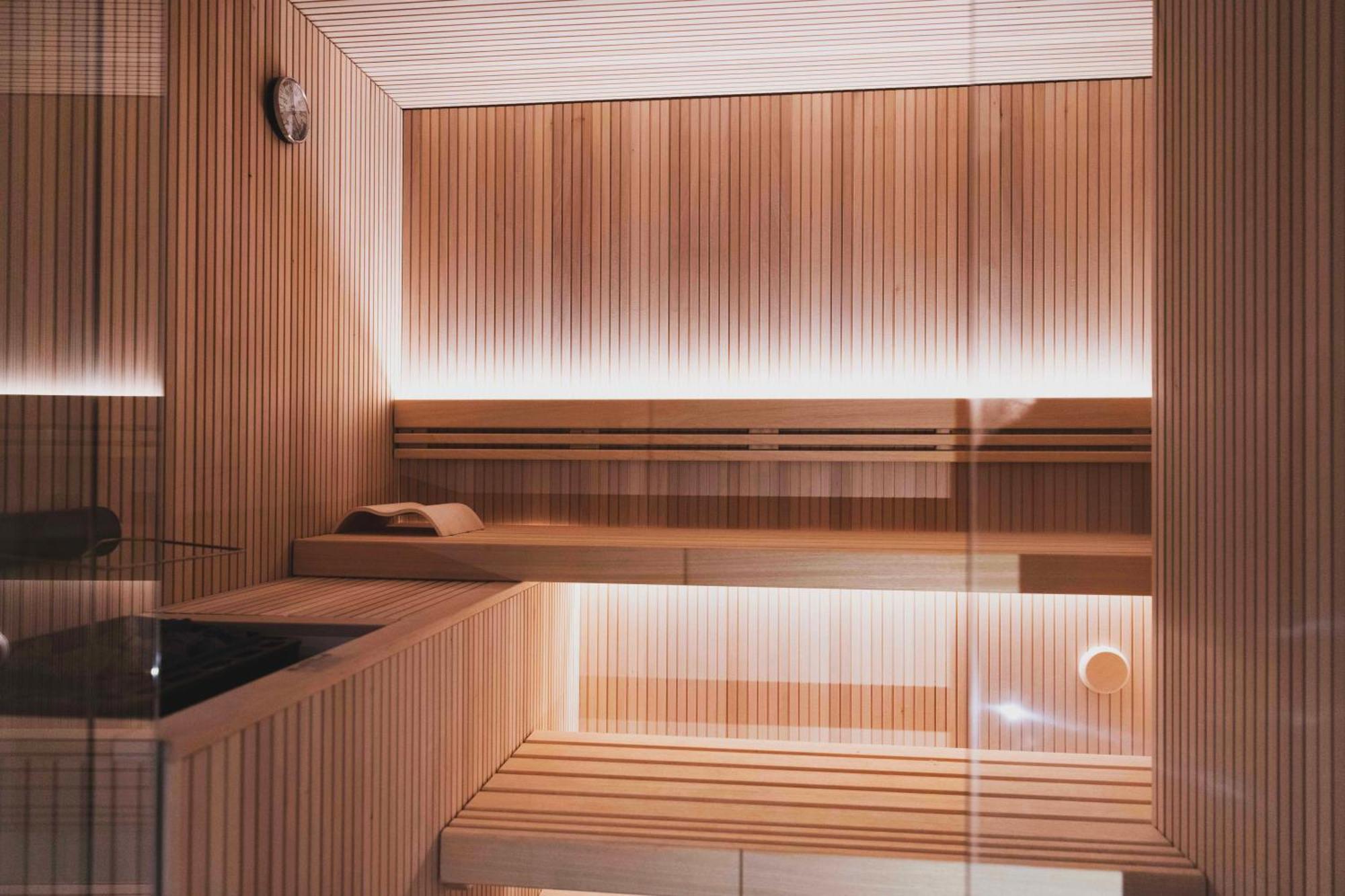 Hotel La Gemma Florencie Exteriér fotografie A modern Finnish sauna